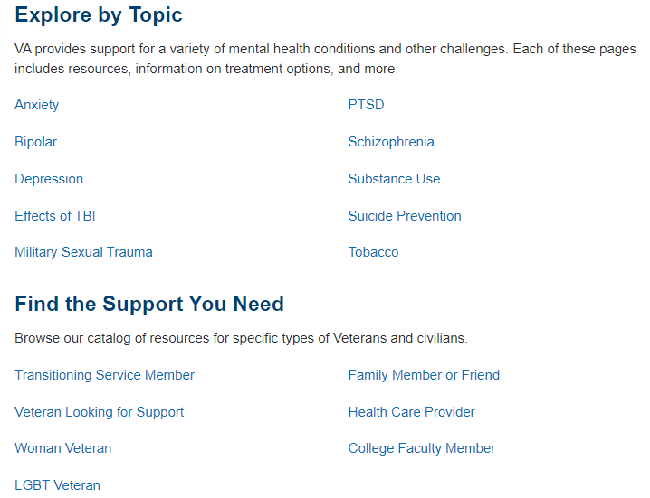Mental Health Resources for Veterans - VeteransLoans.com Articles