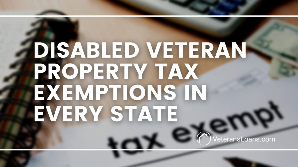 blog cover disabled veteran property tax exemption in every state